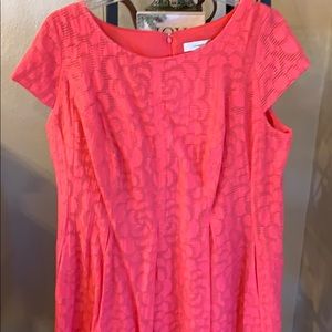 Cute CJ Banks pink midi dress